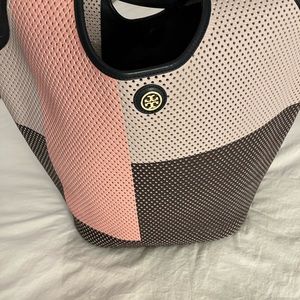 Tory Burch Leather Perforated Tote